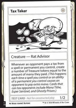 Tax Taker⁣ - Mystery Booster 2: Playtest Cards⁣ (Special)