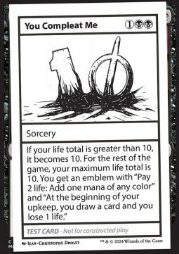 You Compleat Me⁣ - Mystery Booster 2: Playtest Cards⁣ (Special)