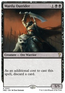 Mardu Outrider⁣ - Mystery Booster 2⁣ (Rare)⁣ [1]