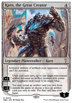 Karn, the Great Creator⁣ - Mystery Booster 2⁣ (Rare)⁣ [3]