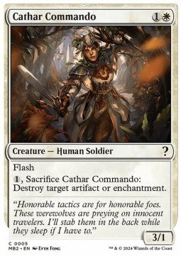 Cathar Commando⁣ - Mystery Booster 2⁣ (Common)⁣ [5]