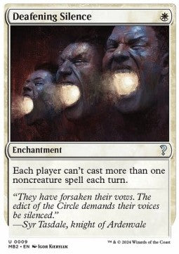 Deafening Silence⁣ - Mystery Booster 2⁣ (Uncommon)⁣ [9]