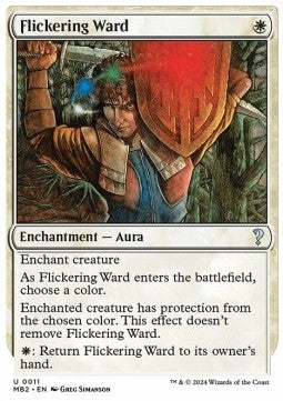 Flickering Ward⁣ - Mystery Booster 2⁣ (Uncommon)⁣ [11]