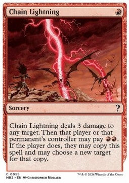 Chain Lightning⁣ - Mystery Booster 2⁣ (Common)⁣ [55]