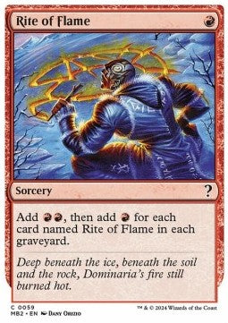 Rite of Flame⁣ - Mystery Booster 2⁣ (Common)⁣ [59]