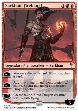 Sarkhan, Fireblood⁣ - Mystery Booster 2⁣ (Mythic)⁣ [60]