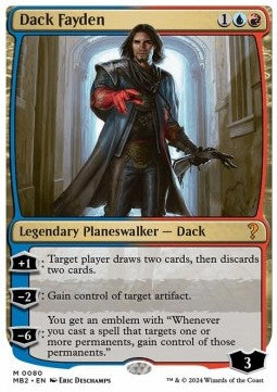 Dack Fayden⁣ - Mystery Booster 2⁣ (Mythic)⁣ [80]