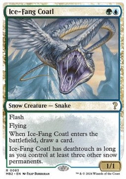 Ice-Fang Coatl⁣ - Mystery Booster 2⁣ (Rare)⁣ [83]