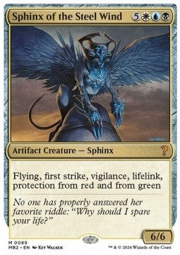 Sphinx of the Steel Wind⁣ - Mystery Booster 2⁣ (Mythic)⁣ [89]