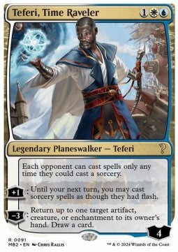 Teferi, Time Raveler⁣ - Mystery Booster 2⁣ (Rare)⁣ [91]