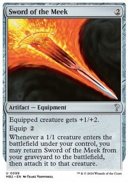 Sword of the Meek⁣ - Mystery Booster 2⁣ (Uncommon)⁣ [98]