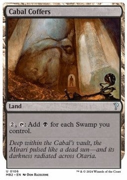 Cabal Coffers⁣ - Mystery Booster 2⁣ (Uncommon)⁣ [106]
