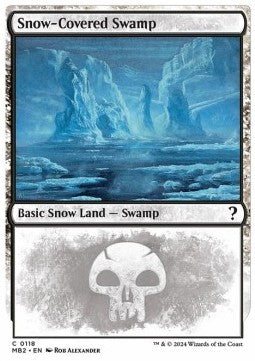 Snow-Covered Swamp⁣ - Mystery Booster 2⁣ (Land)⁣ [118]