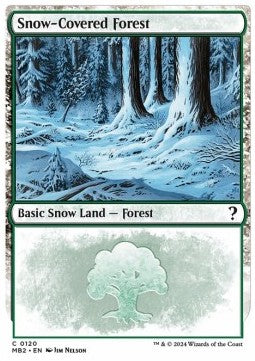 Snow-Covered Forest⁣ - Mystery Booster 2⁣ (Land)⁣ [120]