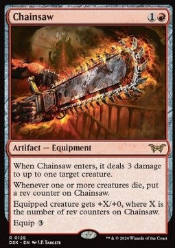 Chainsaw⁣ - Duskmourn: House of Horror⁣ (Rare)⁣ [128]