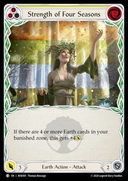 Strength of Four Seasons (Yellow) (Rainbow Foil)⁣ - Rosetta⁣ (Common)⁣ [059]