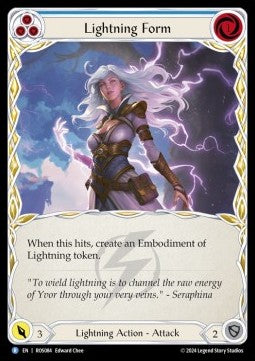 Lightning Form (Blue) (Rainbow Foil)⁣ - Rosetta⁣ (Rare)⁣ [084]