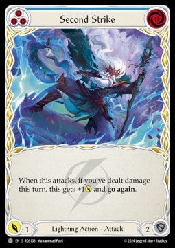 Second Strike (Blue) (Rainbow Foil)⁣ - Rosetta⁣ (Common)⁣ [103]