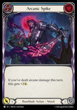 Arcanic Spike (Blue) (Rainbow Foil)⁣ - Rosetta⁣ (Common)⁣ [136]