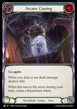 Arcane Cussing (Blue) (Rainbow Foil)⁣ - Rosetta⁣ (Common)⁣ [154]