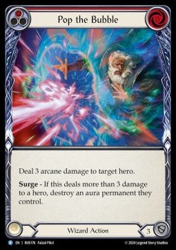 Pop the Bubble (Red) (Rainbow Foil)⁣ - Rosetta⁣ (Rare)⁣ [176]