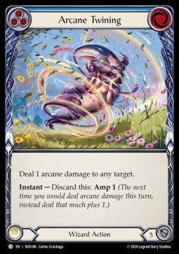 Arcane Twining (Blue) (Rainbow Foil)⁣ - Rosetta⁣ (Common)⁣ [188]