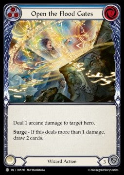 Open the Flood Gates (Blue) (Rainbow Foil)⁣ - Rosetta⁣ (Common)⁣ [197]