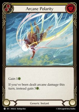 Arcane Polarity (Yellow) (Rainbow Foil)⁣ - Rosetta⁣ (Common)⁣ [232]
