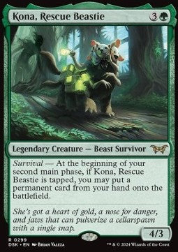 Kona, Rescue Beastie (V.1)⁣ - Duskmourn: House of Horror: Extras⁣ (Rare)⁣ [299]