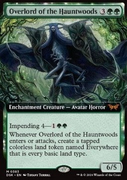 Overlord of the Hauntwoods (V.1)⁣ - Duskmourn: House of Horror: Extras⁣ (Mythic)⁣ [383]