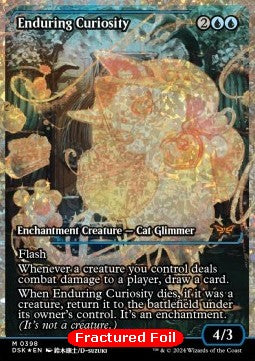 Enduring Curiosity (V.3)⁣ - Duskmourn: House of Horror: Extras⁣ (Mythic)⁣ [398]