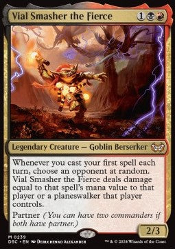 Vial Smasher the Fierce⁣ - Commander: Duskmourn: House of Horror⁣ (Mythic)⁣ [239]