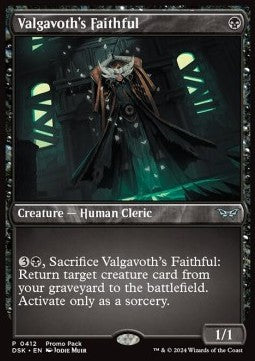 Valgavoth's Faithful⁣ - Duskmourn: House of Horror: Promos⁣ (Uncommon)⁣ [412]