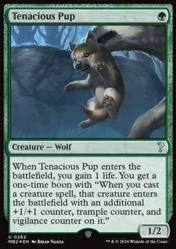 Tenacious Pup⁣ - Mystery Booster 2⁣ (Uncommon)⁣ [262]