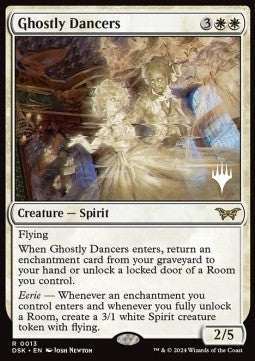 Ghostly Dancers (V.2)⁣ - Duskmourn: House of Horror: Promos⁣ (Rare)⁣ [13]