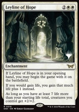Leyline of Hope (V.2)⁣ - Duskmourn: House of Horror: Promos⁣ (Rare)⁣ [18]