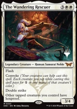 The Wandering Rescuer (V.2)⁣ - Duskmourn: House of Horror: Promos⁣ (Mythic)⁣ [41]