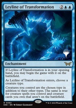 Leyline of Transformation (V.2)⁣ - Duskmourn: House of Horror: Promos⁣ (Rare)⁣ [63]