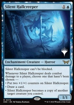 Silent Hallcreeper (V.2)⁣ - Duskmourn: House of Horror: Promos⁣ (Rare)⁣ [72]