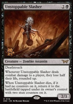 Unstoppable Slasher (V.1)⁣ - Duskmourn: House of Horror: Promos⁣ (Rare)⁣ [119]
