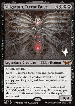 Valgavoth, Terror Eater (V.2) - Duskmourn: House of Horror: Promos (Mythic) [PDSK-120]