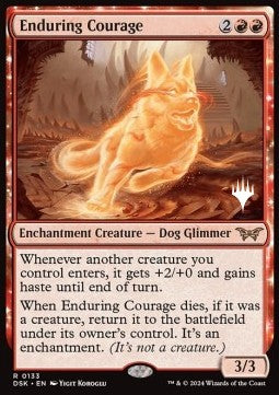 Enduring Courage (V.2)⁣ - Duskmourn: House of Horror: Promos⁣ (Rare)⁣ [133]