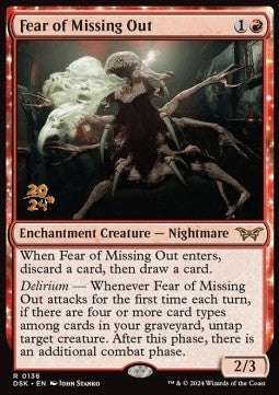Fear of Missing Out (V.1)⁣ - Duskmourn: House of Horror: Promos⁣ (Rare)⁣ [136]