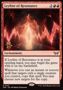 Leyline of Resonance (V.1)⁣ - Duskmourn: House of Horror: Promos⁣ (Rare)⁣ [143]