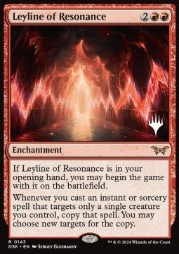 Leyline of Resonance (V.2)⁣ - Duskmourn: House of Horror: Promos⁣ (Rare)⁣ [143]