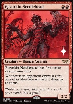 Razorkin Needlehead (V.2)⁣ - Duskmourn: House of Horror: Promos⁣ (Rare)⁣ [153]