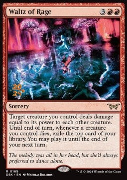 Waltz of Rage (V.1)⁣ - Duskmourn: House of Horror: Promos⁣ (Rare)⁣ [165]