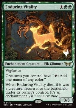 Enduring Vitality (V.2)⁣ - Duskmourn: House of Horror: Promos⁣ (Rare)⁣ [176]