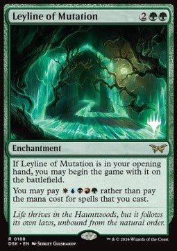 Leyline of Mutation (V.2)⁣ - Duskmourn: House of Horror: Promos⁣ (Rare)⁣ [188]