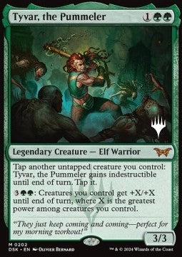 Tyvar, the Pummeler (V.2) - Duskmourn: House of Horror: Promos (Mythic) [PDSK-202]